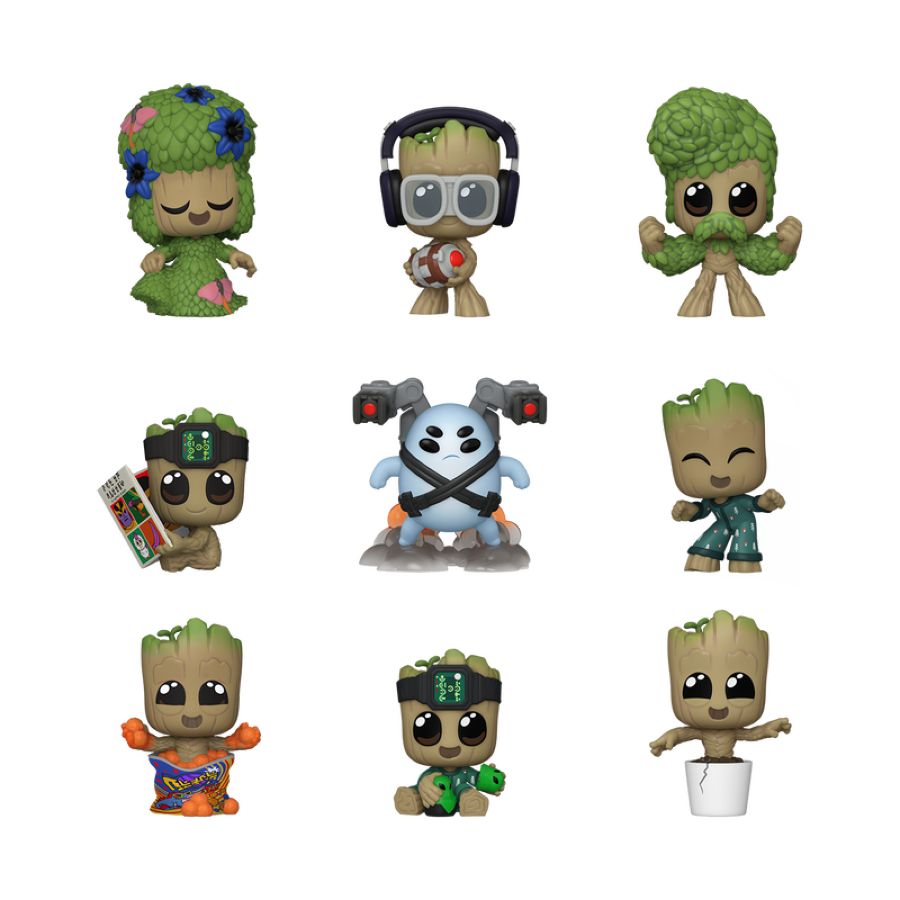 I Am Groot (TV) - Mini Vinyl Figures (12ct) RS