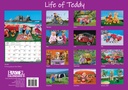 Big Print Life of Teddy 2025 Calendar