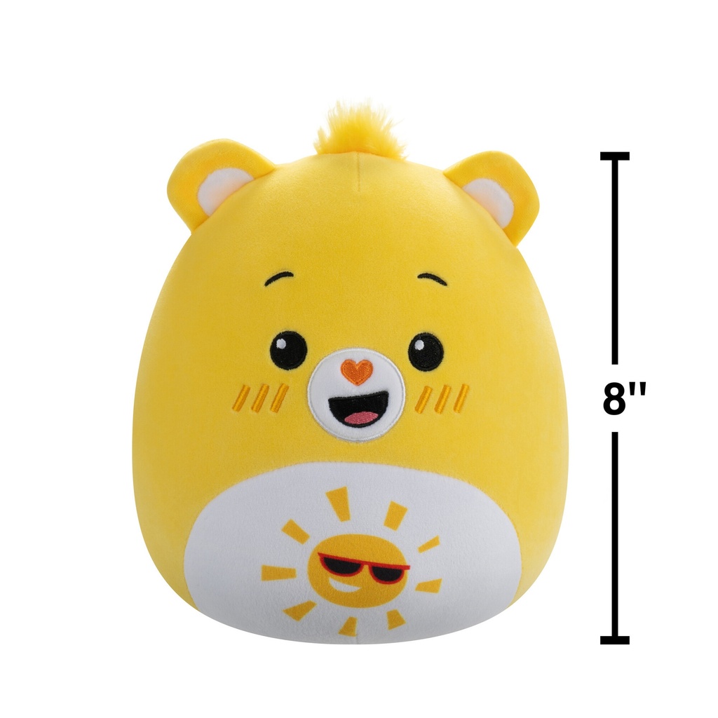 Care Bears Yellow Funshine Bear 8 Inch Squishmallows  