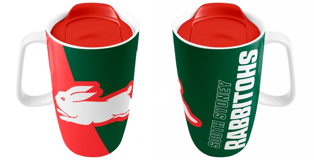 NRL South Sydney Rabbitohs Travel Mug w/ Handle