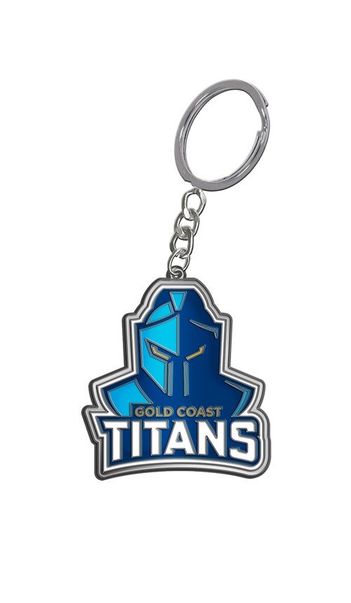 NRL Gold Coast Titans Enamel Keyring