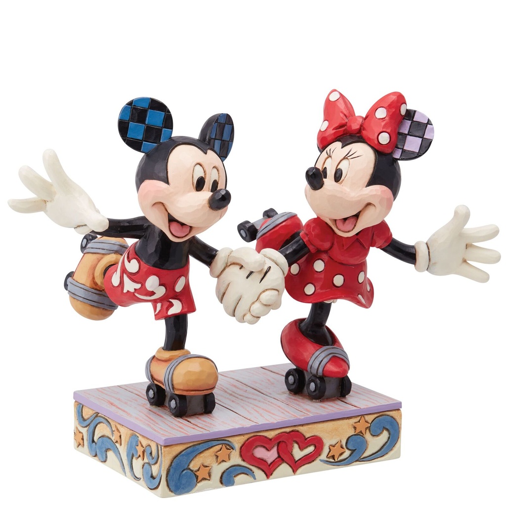 Mickey & Minnie Mouse 'A Sweet Skate' Figurine - Disney Traditions by Jim Shore