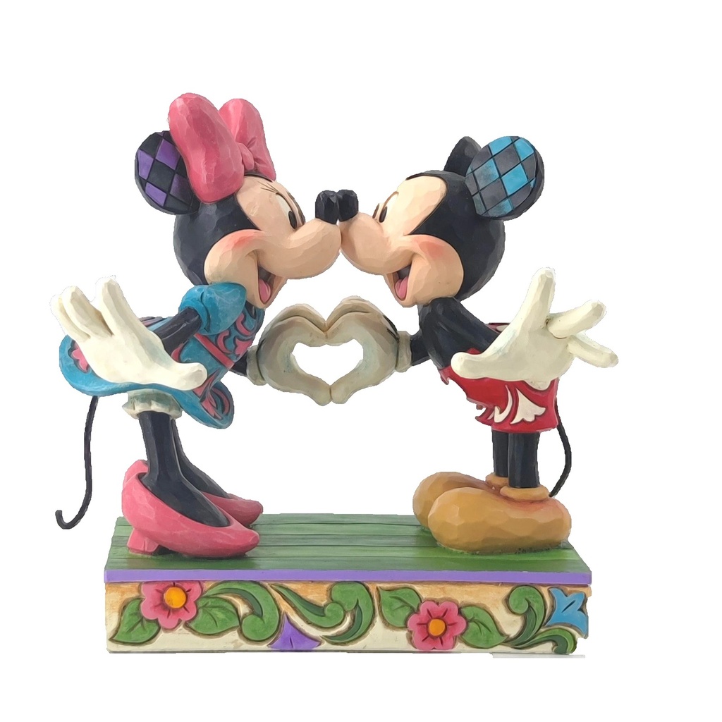 Mickey & Minnie Mouse 'A Sign of Love' Figurine - Disney Traditions by Jim Shore