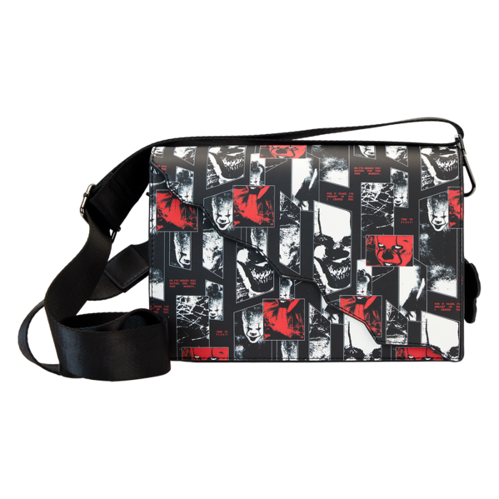 It (2017) Pennywise - I Heart Horror Glow in the Dark Crossbody Bag - Loungefly