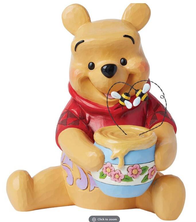 Winnie the Pooh - Mini Pooh with Honey Pot Figurine - Disney Traditions by Jim Shore