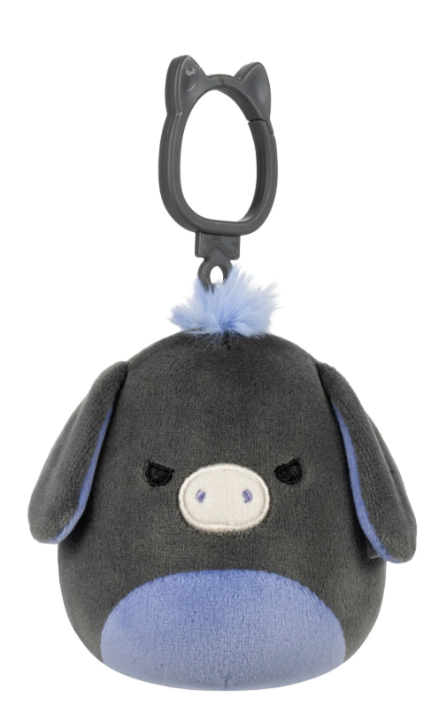 Don the Periwinkle Donkey 3.5 inch Squishmallows Clips