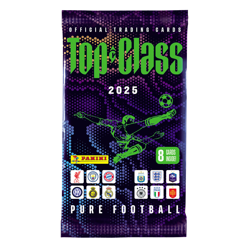 Panini Top Class Soccer 2025 Trading Cards - Booster Pack