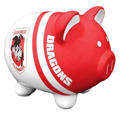NRL St. George Illawarra Dragons Piggy Bank