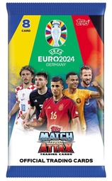 [EURO24BO] UEFA Match Attax Euro 2024 Edition Trading Cards Booster Pack