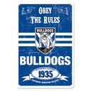 NRL Canterbury Bulldogs Retro Metal Sign