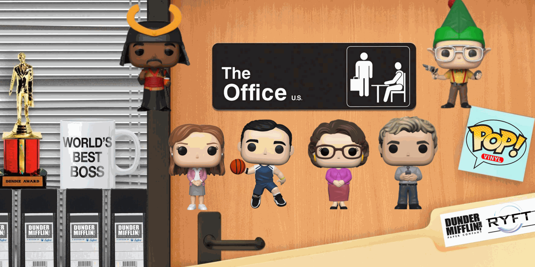 The Office Pop! Vinyl Banner Ryft