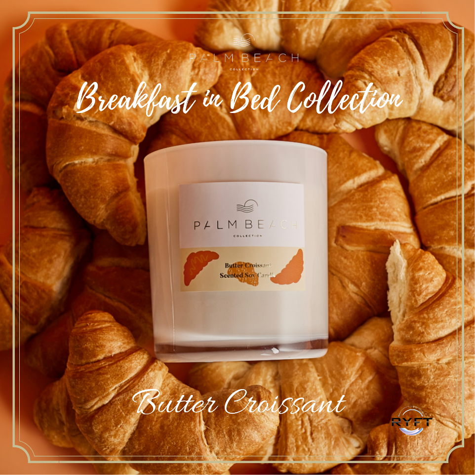 Palm Beach butter Croissant Candle Banner Ryft