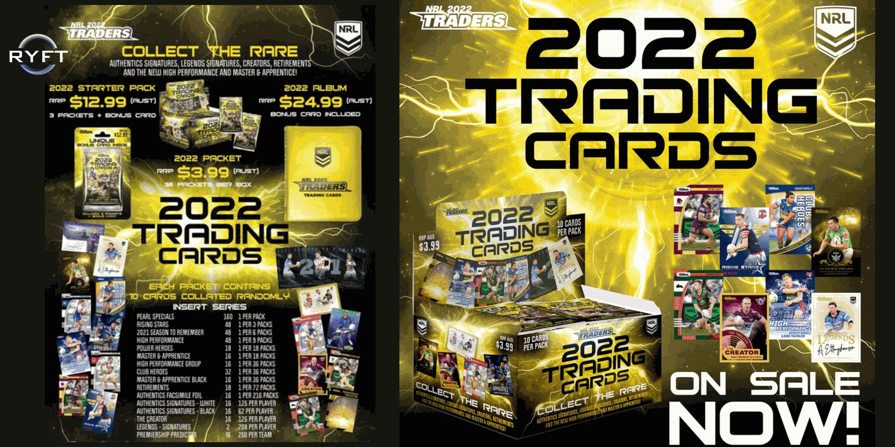 NRL 2022 Trading Cards Banner Ryft