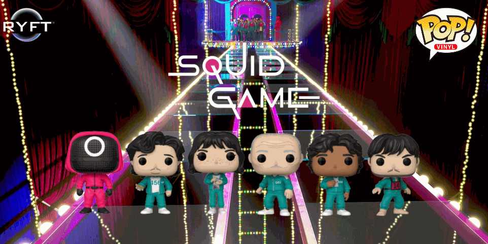 Squidgame pop! Vinyl Collection Banner Ryft
