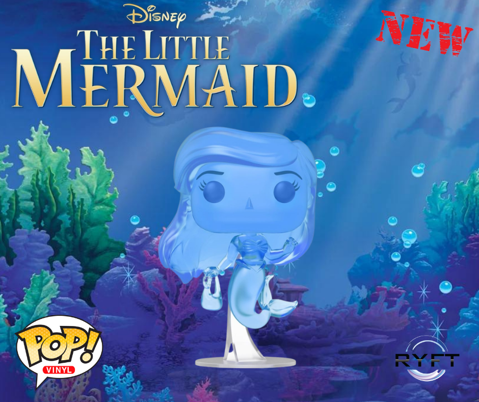 The Little Mermaid - Ariel with Bag Blue Translucent Pop! Vinyl