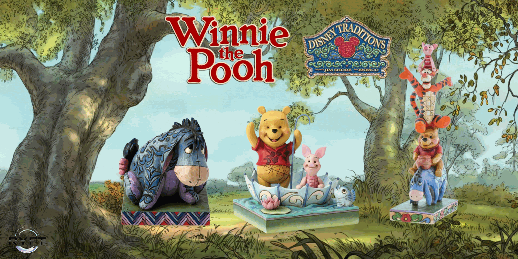 Winnie The Pooh Disney Traditions Banner Ryft