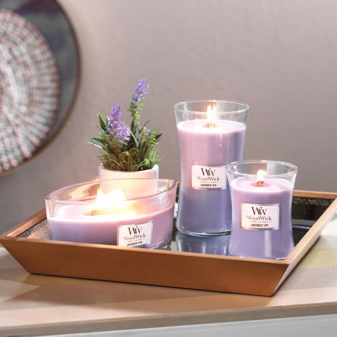 Lavender Spa Medium - WoodWick Candle