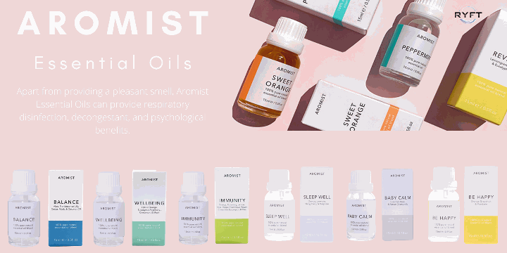 Check Out Our Complete Range of Aromist Essential Oils Here