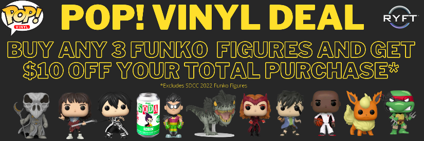 Buy 3 Save $10 Funko Figures