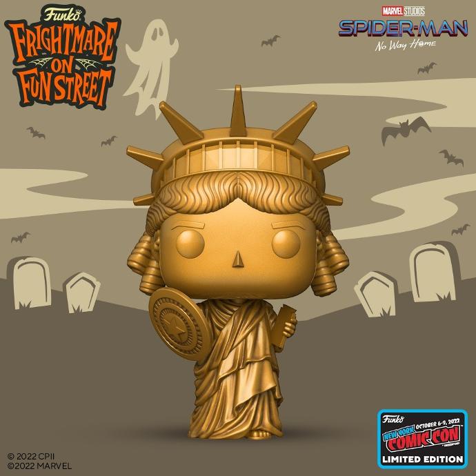 Marvel Spider-Man No Way Home Statue of Liberty NYCC 2022 Funko Pop! Vinyl