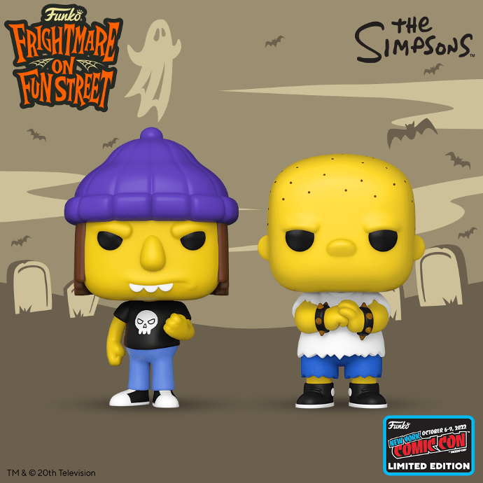 The Simpsons – Jimbo The Simpsons - Kearney Zzyzwicz NYCC 2022 Funko Pop! Vinyl The Simpsons - Kearney Zzyzwicz NYCC 2022 Funko Pop! Vinyl The Simpsons - Kearney Zzyzwicz NYCC 2022 Funko Pop! Vinyl The Simpsons - Kearney Zzyzwicz NYCC 2022 Funko Pop! VinylJones NYCC 2022 Funko Pop! Vinyl