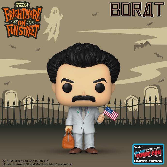 Borat – Borat with Flag NYCC 2022 Funko Pop! Vinyl