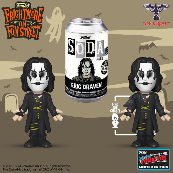 The Crow - Eric Draven NYCC 2022 US Exclusive Funko Vinyl Soda [RS]