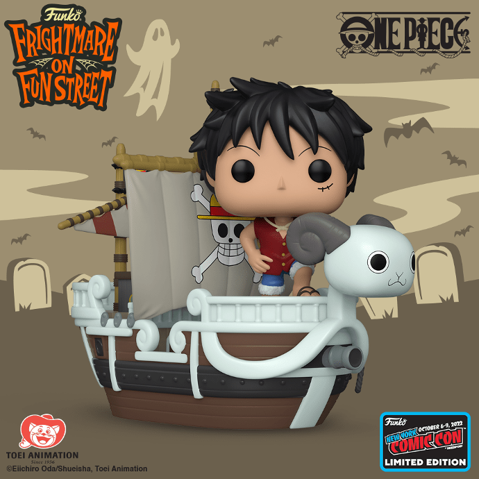 One Piece – Luffy with the Going Merry Pop! Rides NYCC 2022 Funko Pop! Vinyl