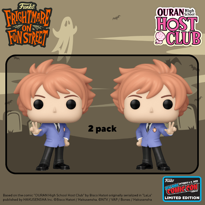 Ouran High School Host Club - Kaoru & Hikaru Hitachiin 2-Pack NYCC 2022 Funko Pop! Vinyl