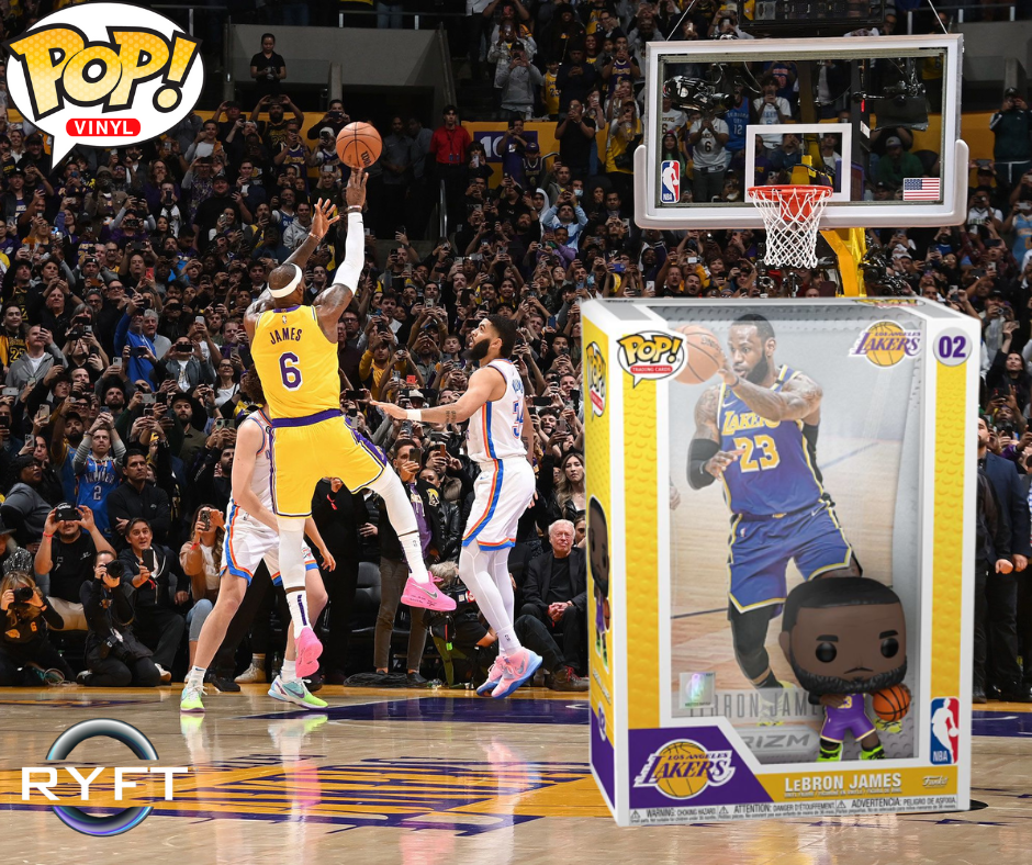 NBA - LeBron James Funko Pop! Trading Card
