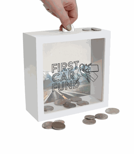 Gifts For Men Australia - First Car Fund Change Box - Splosh