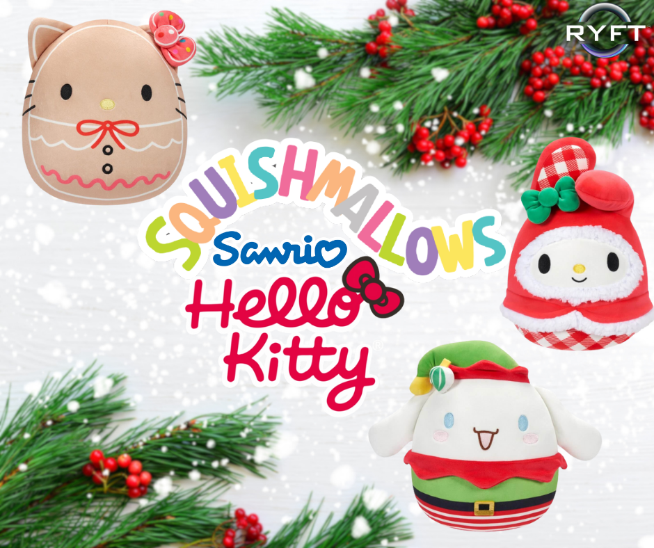 Squishmallows Helloe Kitty Christmas Collection