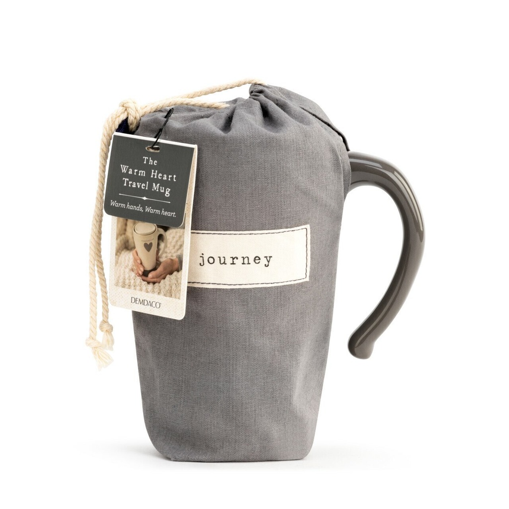 Demdaco Warm Heart - Journey Heart Travel Mug