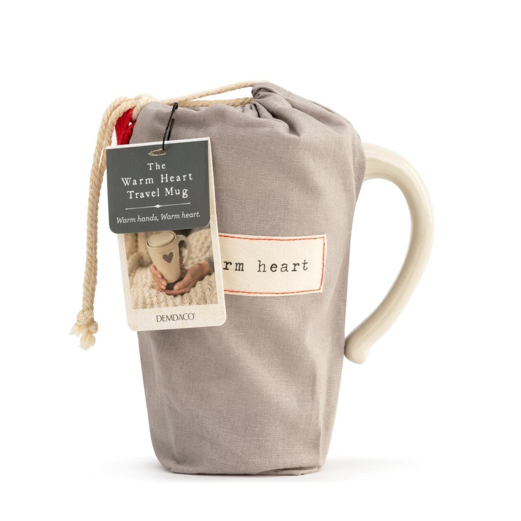 Demdaco Warm Heart - Warm Heart Travel Mug