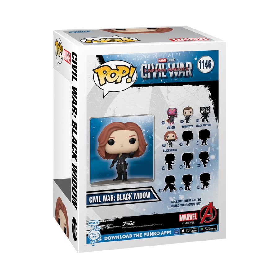 Captain America 3: Civil War - Black Widow Build-A-Scene US Exclusive Funko Pop! Vinyl Figure [RS]