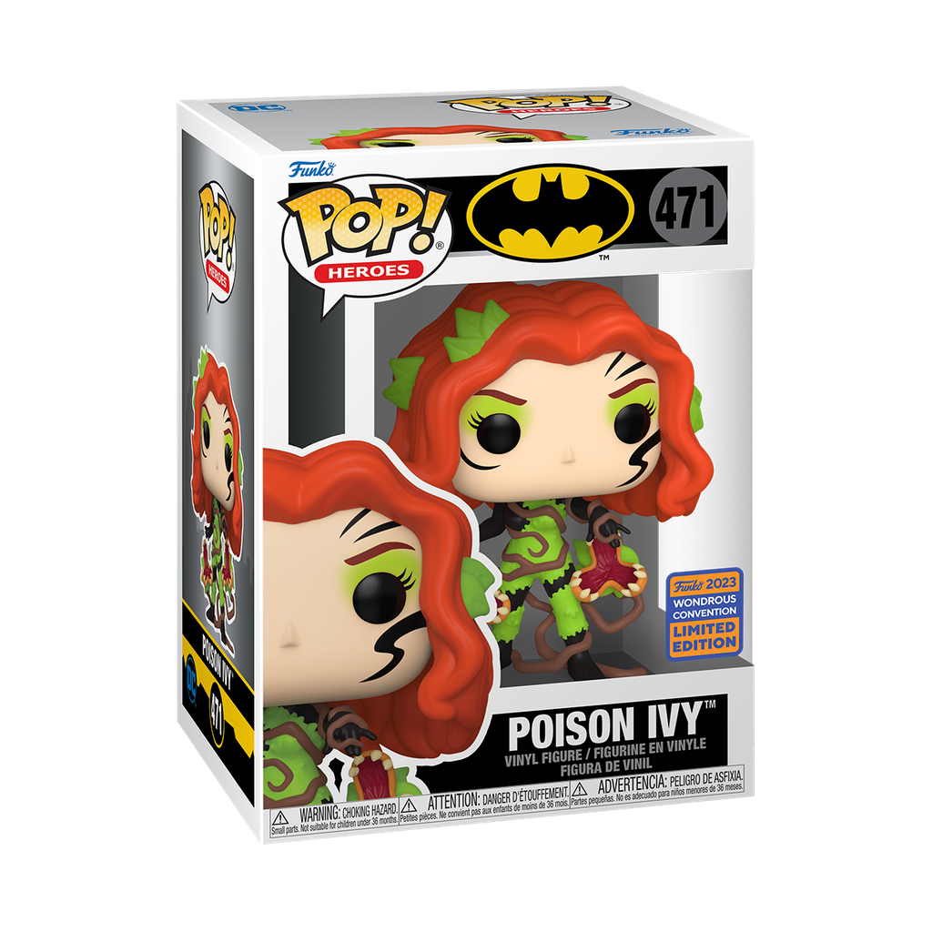 DC Comics - Poison Ivy With Vine 2023 Wonderous Conevtion Exclusive Pop! Vinyl FigureWC23 RS