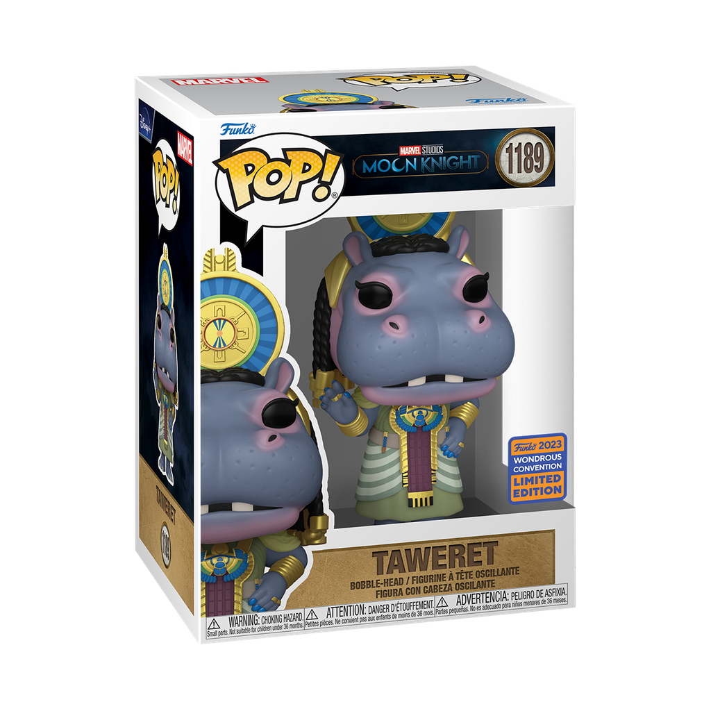 Moon Knight - Tawaret 2023 Wonderous Convention Exclusive Pop! Vinyl Figure WC23 RS