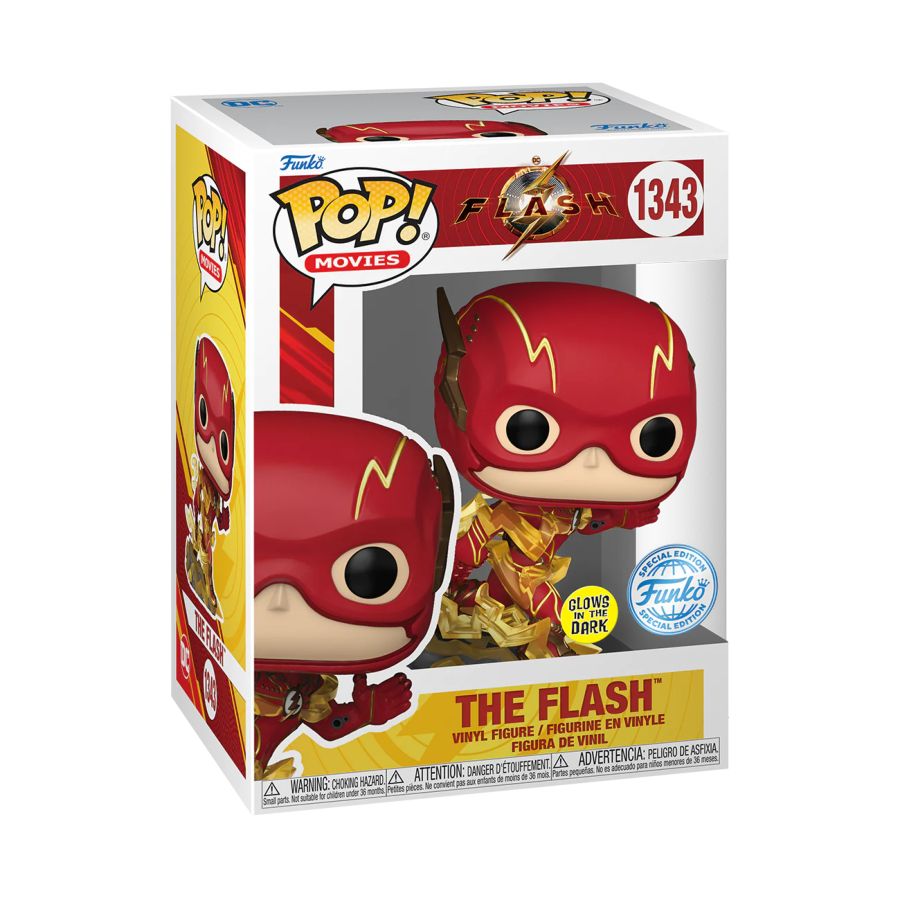 The Flash (2023) - The Flash US Exclusive Glow Funko Pop! Vinyl Figure[RS]