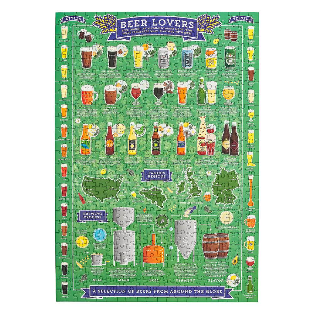 Beer Lovers Jigsaw Puzzle 500pcs - W&W