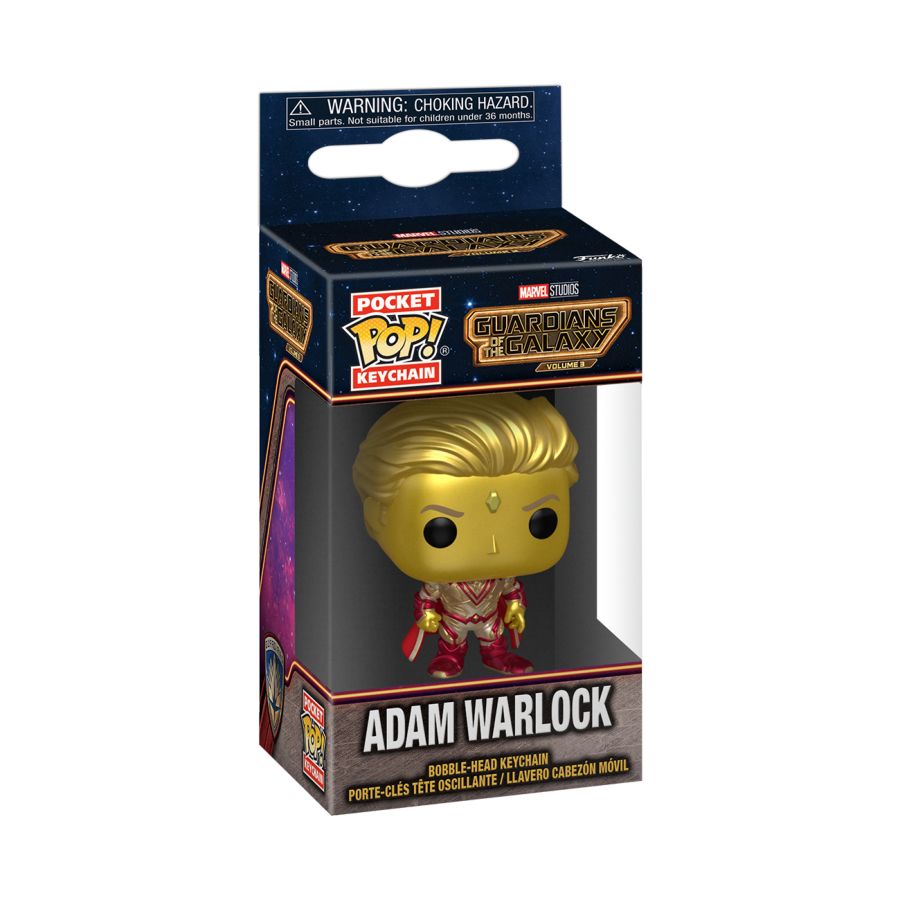 Guardians of the Galaxy 3 - Adam Warlock Funko Pocket Pop! Keychain