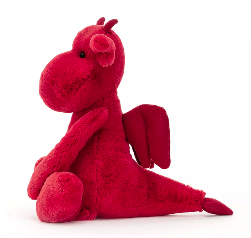 Jellycat Bashful Red Dragon - (Medium)