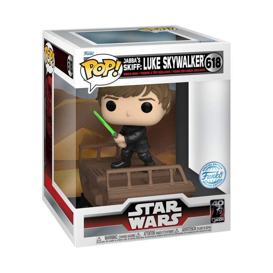 Star Wars: Return of the Jedi - Luke Skywalker Build-A-Scene US Exclusive Pop! Deluxe [RS]