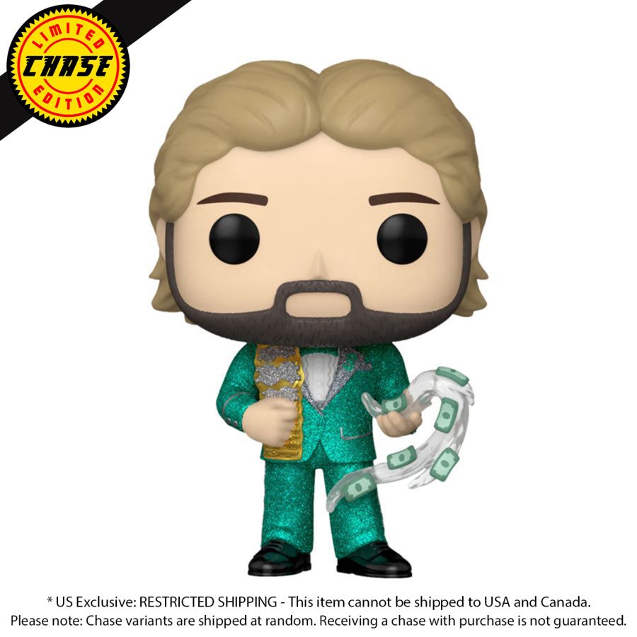 WWE - Ted DiBiase (Million Dollar Man) Wrestlemania Diamond Glitter Funko Pop! Vinyl Figure (with Chase) #124