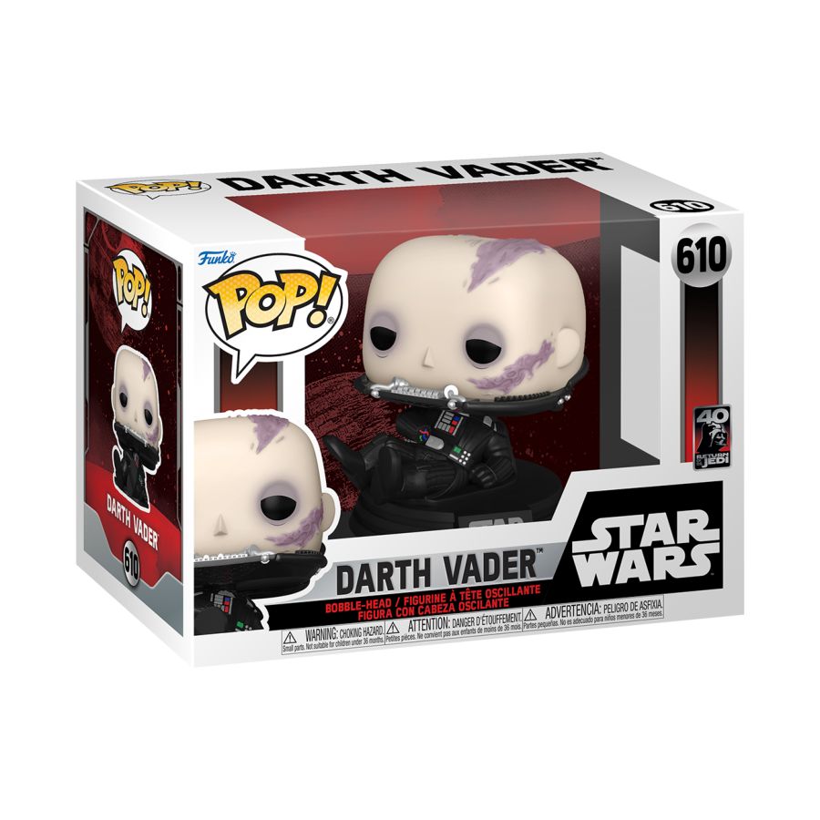 Star Wars: Return of the Jedi 40th - Vader Unmasked Funko Pop! Vinyl Figure