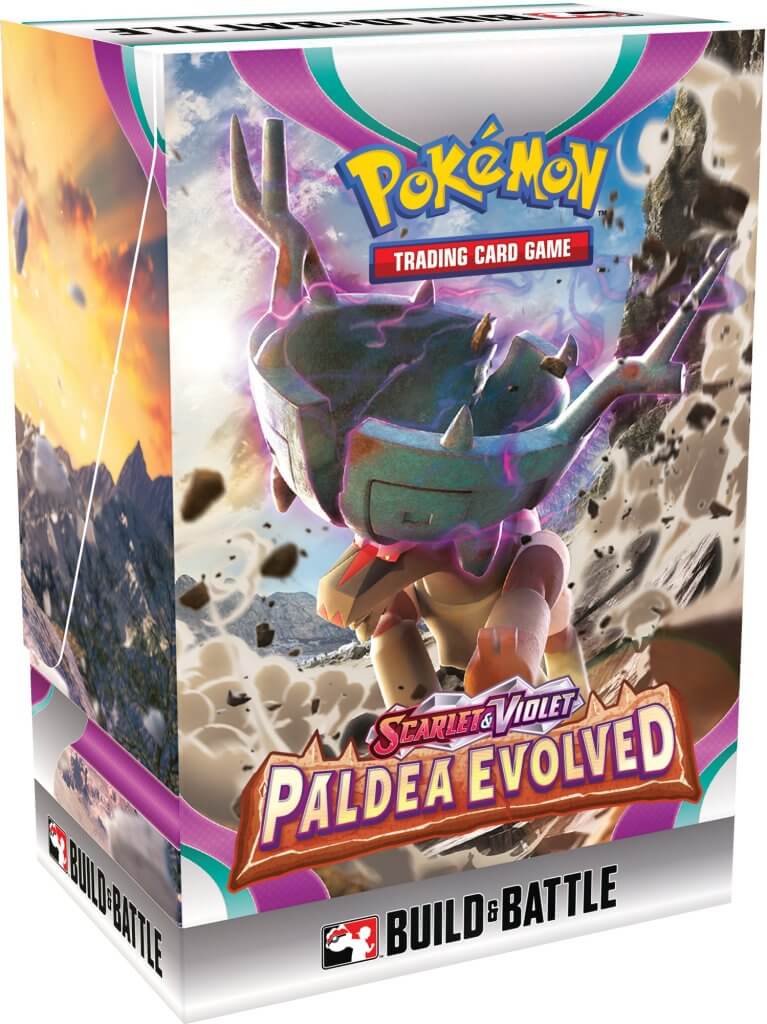 Pokemon Trading Card Game TCG - Scarlet & Violet 2  Paldea Evolved Build & Battle Box