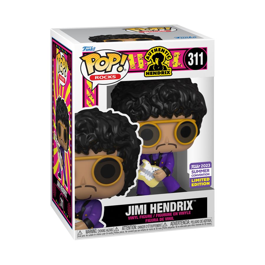 Jimi Hendrix - Jimi Hendrix SDCC 2023 Summer Convention Exclusive Funko Pop! Vinyl