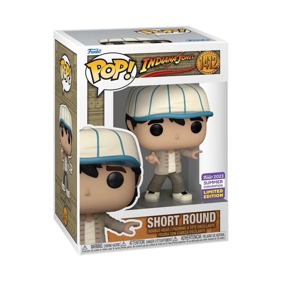 Indiana Jones and the Temple of Doom - Short Round SDCC 2023 Summer Convention Exclusive Funko Pop! Vinyl