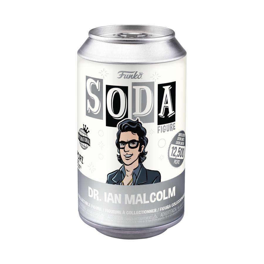 Jurassic Park Ian Malcolm Funko Vinyl Soda Figure