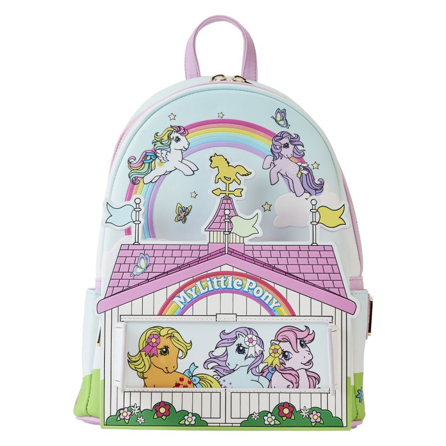 My Little Pony 40th Anniversary Stable Loungefly Mini Backpack