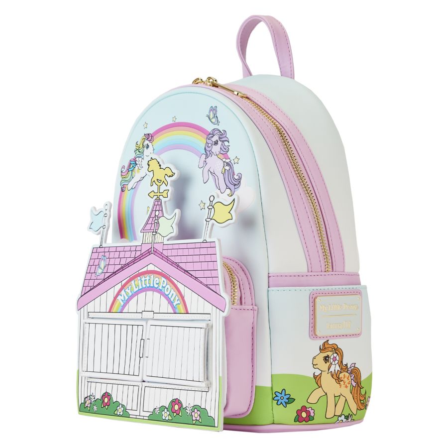 My Little Pony 40th Anniversary Stable Loungefly Mini Backpack